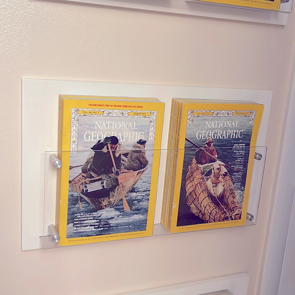 Cb2 vintage magazine wall holder